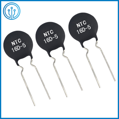 2 gegenwärtiger Begrenzungsenergie-Thermistor 18D-5 16D-5 16Ohm 5mm 0.6A Pin Radial Leadeds NTC