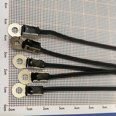 Epoxyverkapselte Oberflächenmontage NTC Temperatursensor 10K 1% 3950 mit Durchmesser 3,7 mm O Ring und XH-2Y-Anschluss