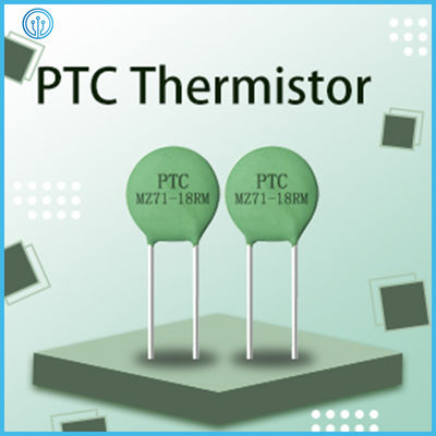 Degaussing Positiv-Koeffizient-Thermistor MZ71 18OHM keramischer PTC Thermistor-7.5MM