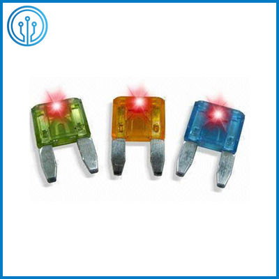 Fixiert multi Selbstblatt ISO 8820 LED der Indikatorfarbepa66 Tan Mini 30 Ampere-Auto-Sicherung