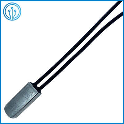 bimetallischer Temperatur-Schalter-justierbarer bimetallischer Thermostat-Schalter 70mm 250V 250C