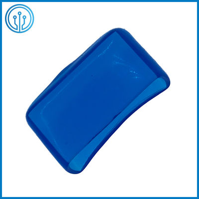 5x20mm Sicherungs-Halter-Block der keramischen transparenten PVC-30A Sicherungs-Glasabdeckungs-blauer ROHS