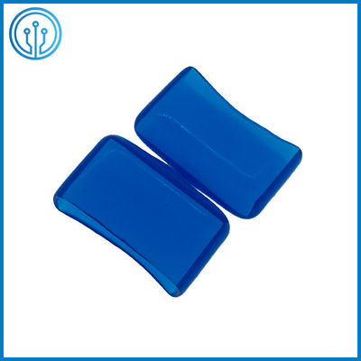 5x20mm Sicherungs-Halter-Block der keramischen transparenten PVC-30A Sicherungs-Glasabdeckungs-blauer ROHS