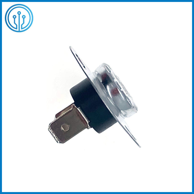 6.3mm Vertikalen-bimetallischer Thermostat-Schalter 10A 250V 60 Grad NC-Handrücksteller